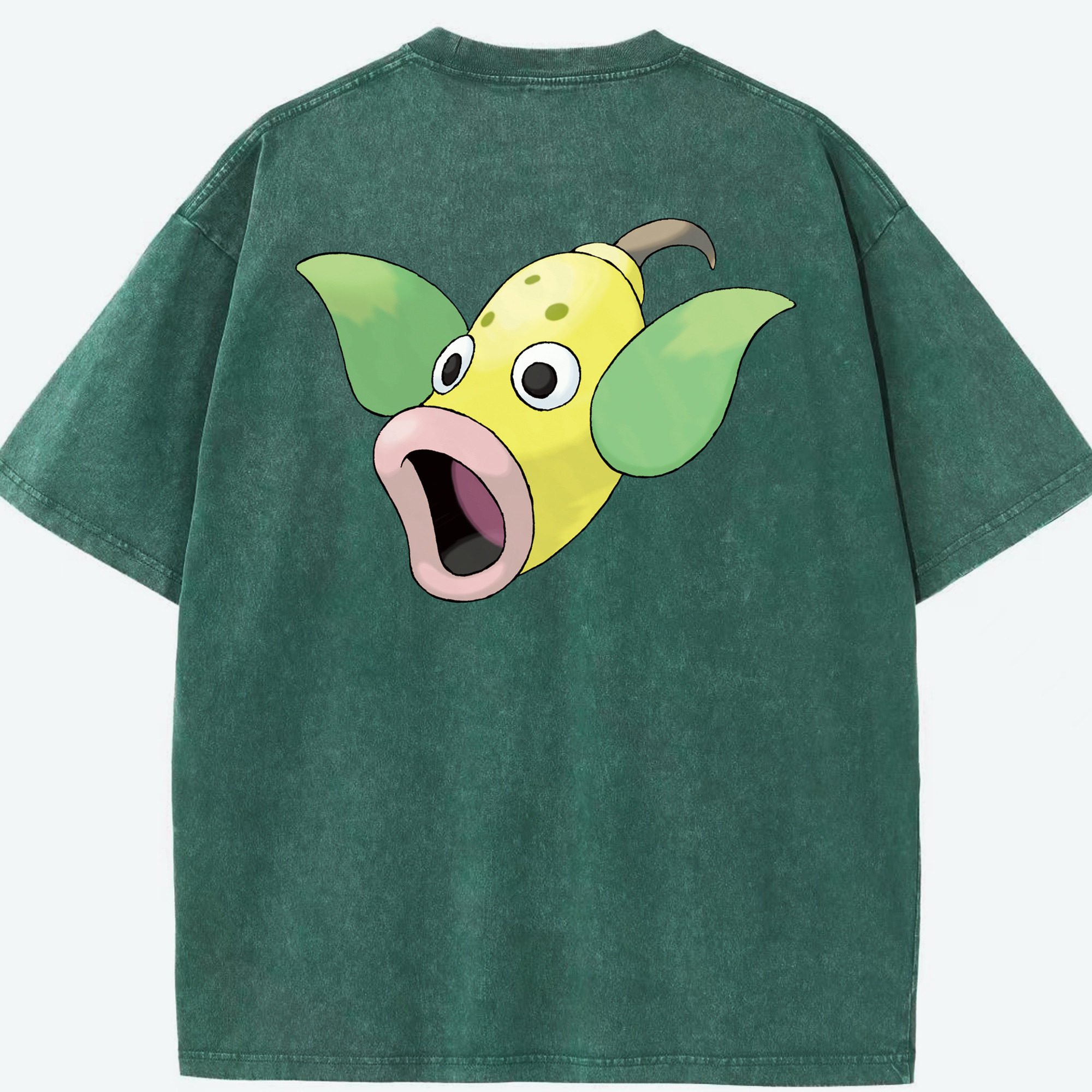 （画像用） ポケットモンスター Pokémon 綿100% ヴィンテージ風 半袖Tシャツ（背面プリント）